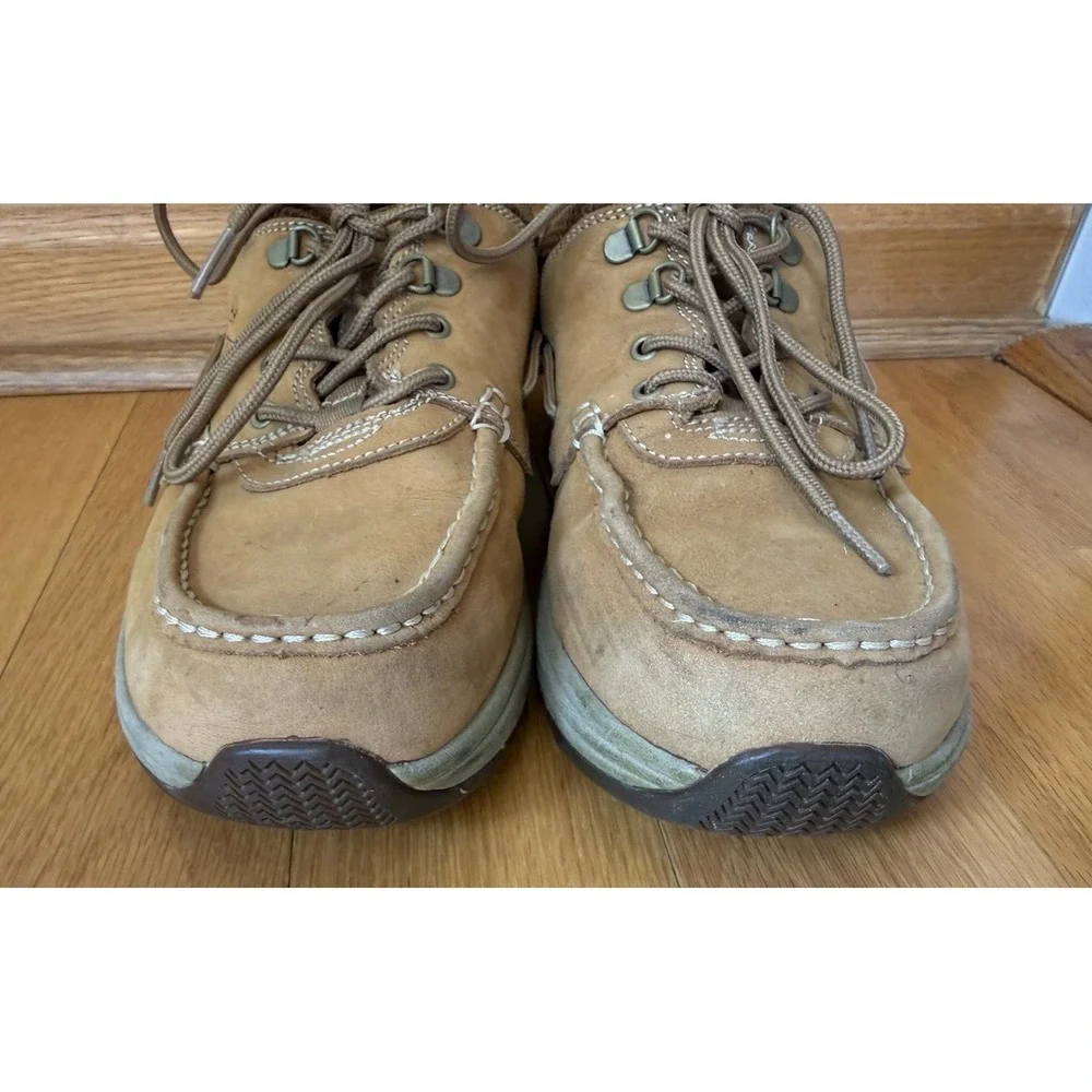 World Wide Sportsman Blue Water boat shoes in tan. Size 11.5